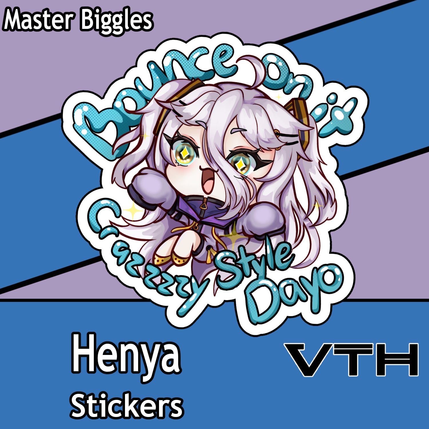 Henya Bounce on it Dayo Sticker - Master Biggles