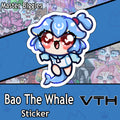 Chibi Bao the Whale Sticker - Master Biggles
