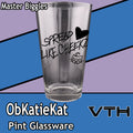 Obkatiekat Spread Love Like Cheeks Pint Glass - Master Biggles