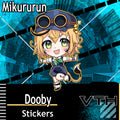 Dooby Sticker - Mikururun
