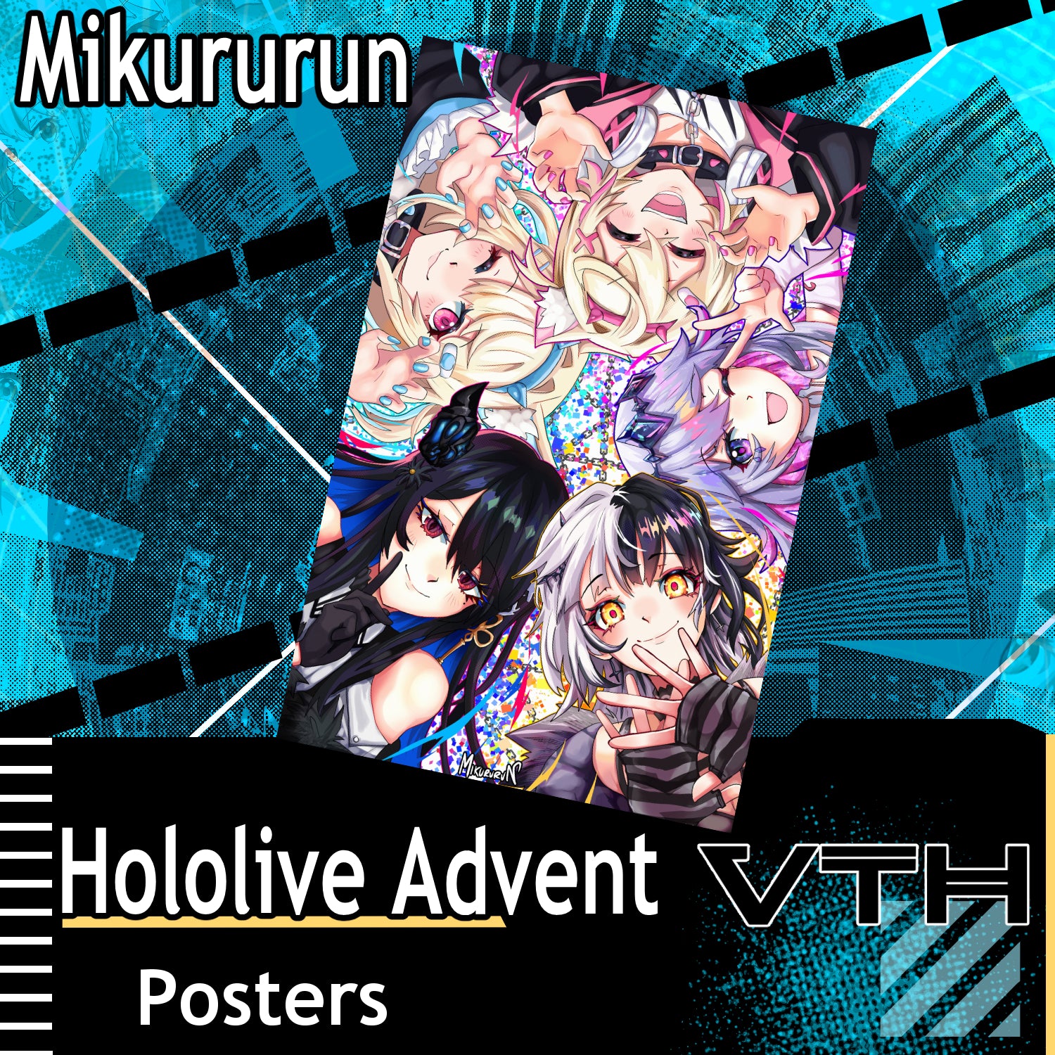 HoloLive Advent Poster - Mikururun