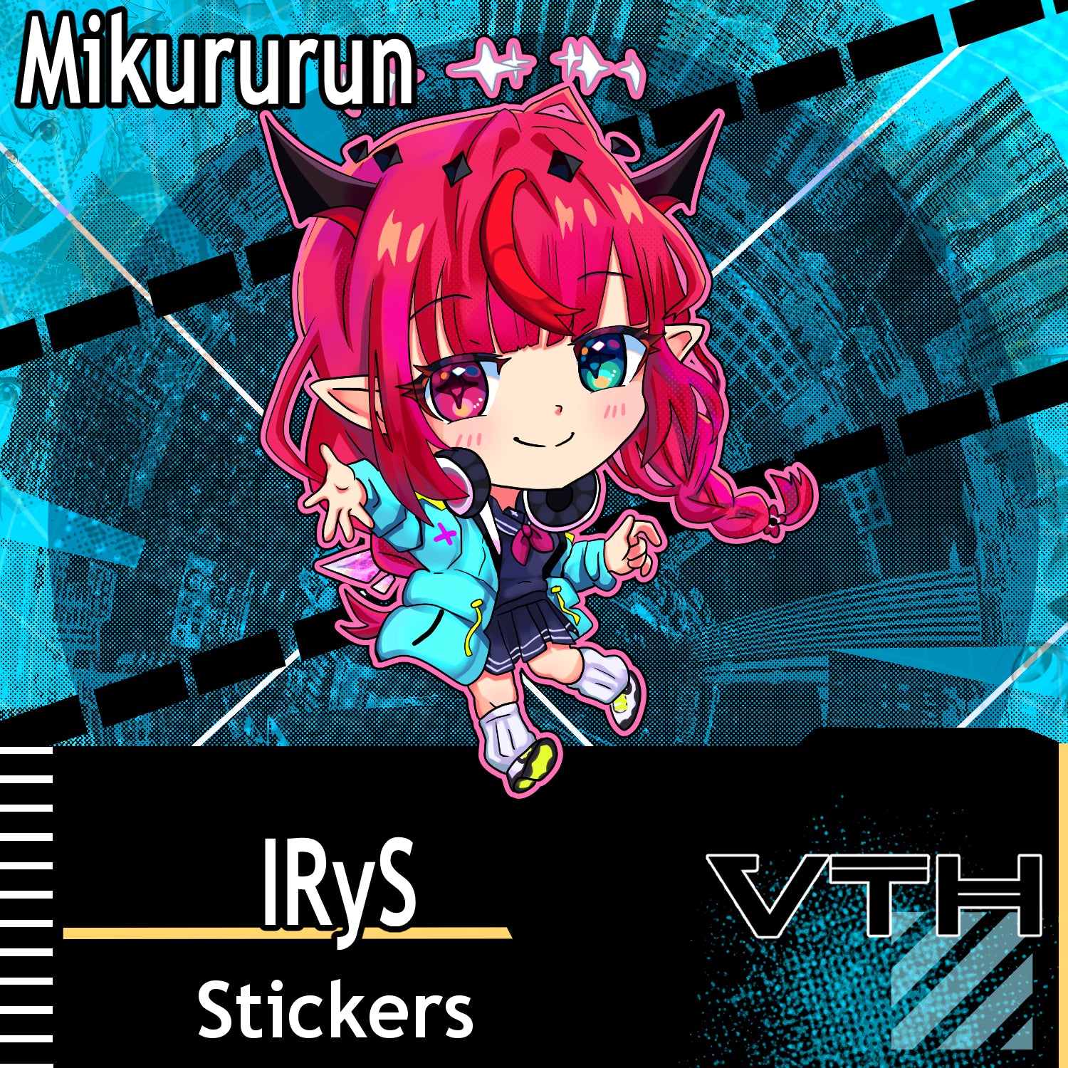 Hololive Irys Sticker - Mikururun