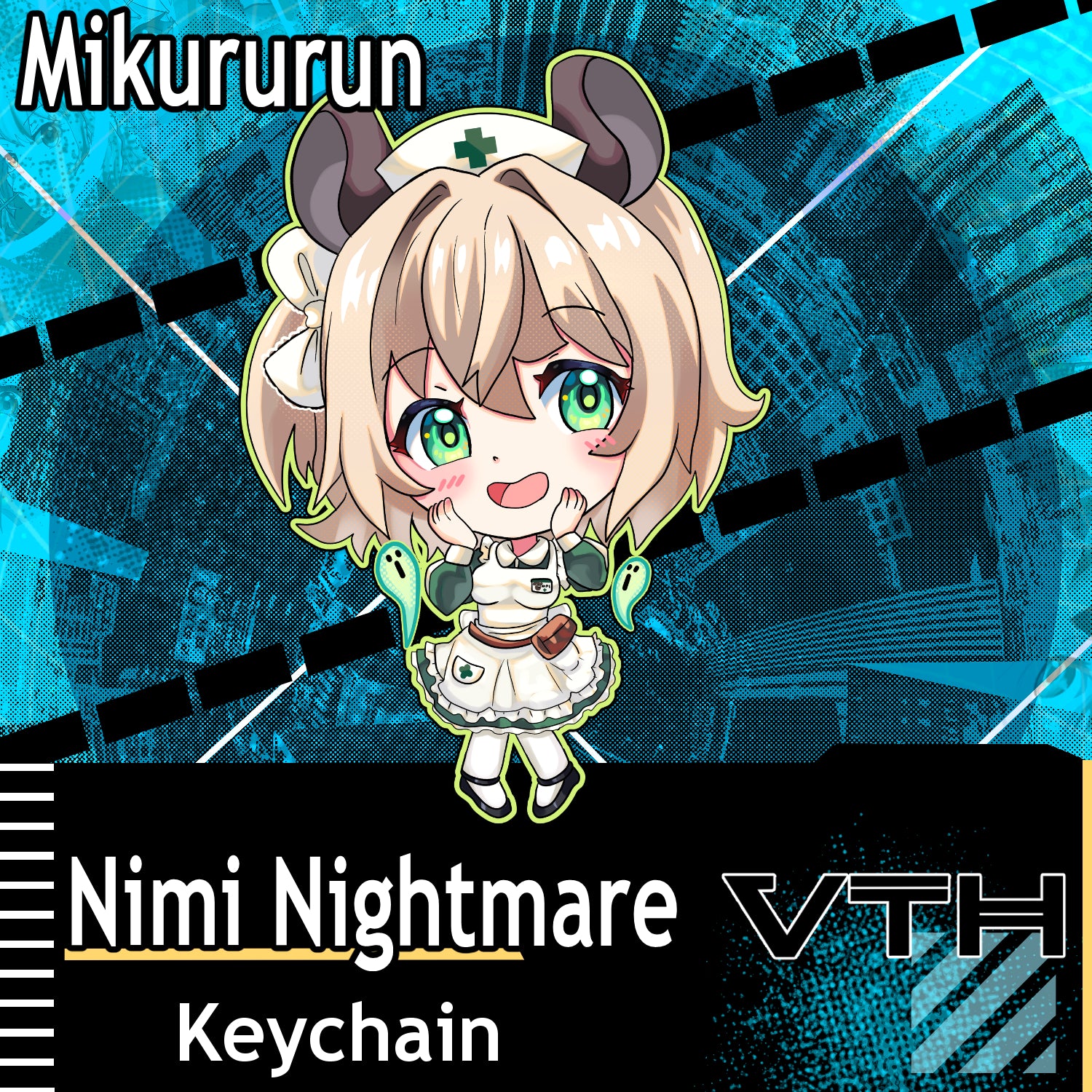 Shy Nimi Nightmare Keychain - Mikururun