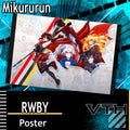 RWBY 10th Anniversary Poster - Mikururun