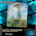 Hololive Cecilia Immergreen with Otomo Poster - Mikururun