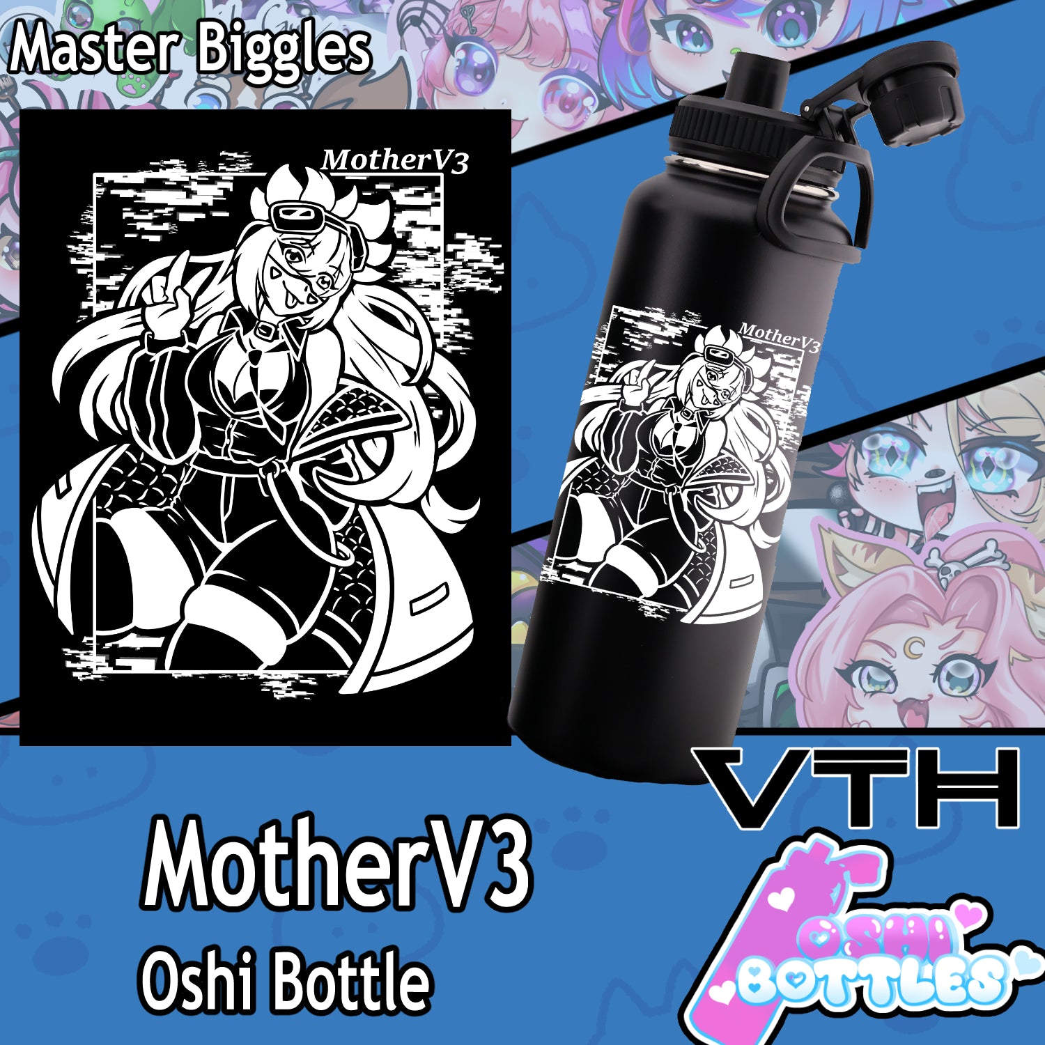 MotherV3 Oshi Bottle - Master Biggles