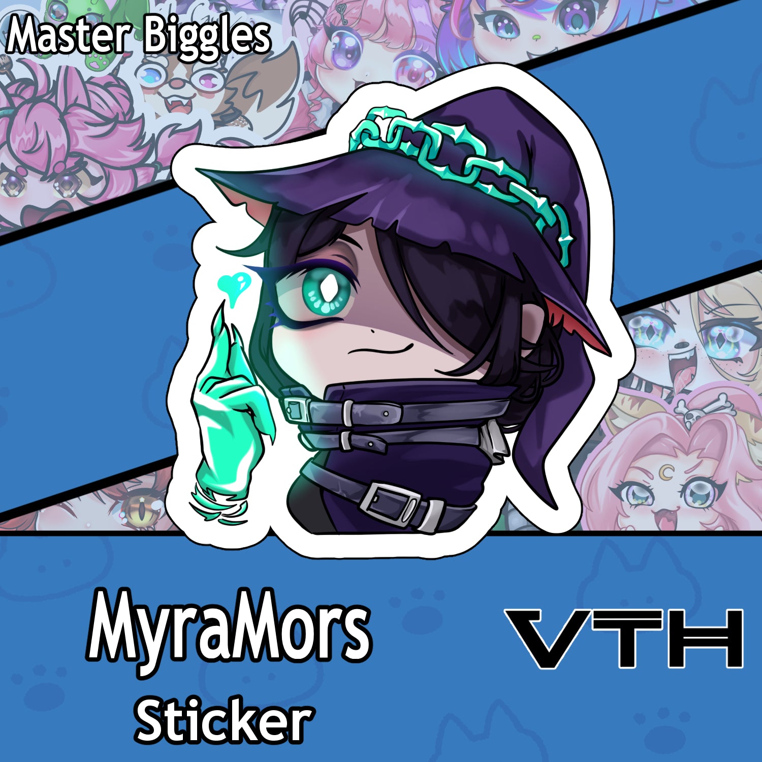 MyraMors Chibi Sticker - Master Biggles