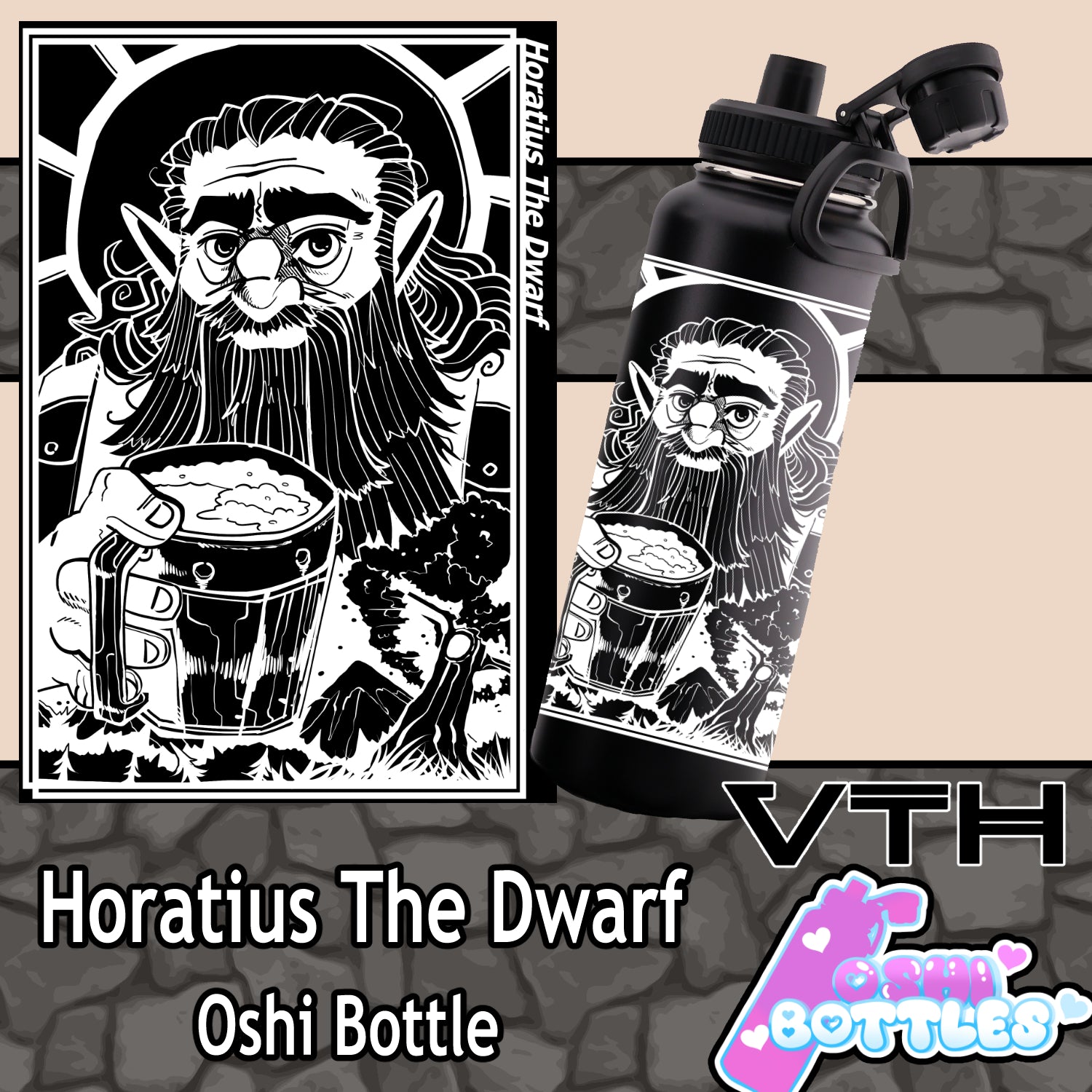 HoratiusTheDwarf Oshi Bottle