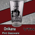 OniKana I Hate It Here Pint Glass