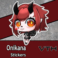 OniKana Chibi Gun Sticker