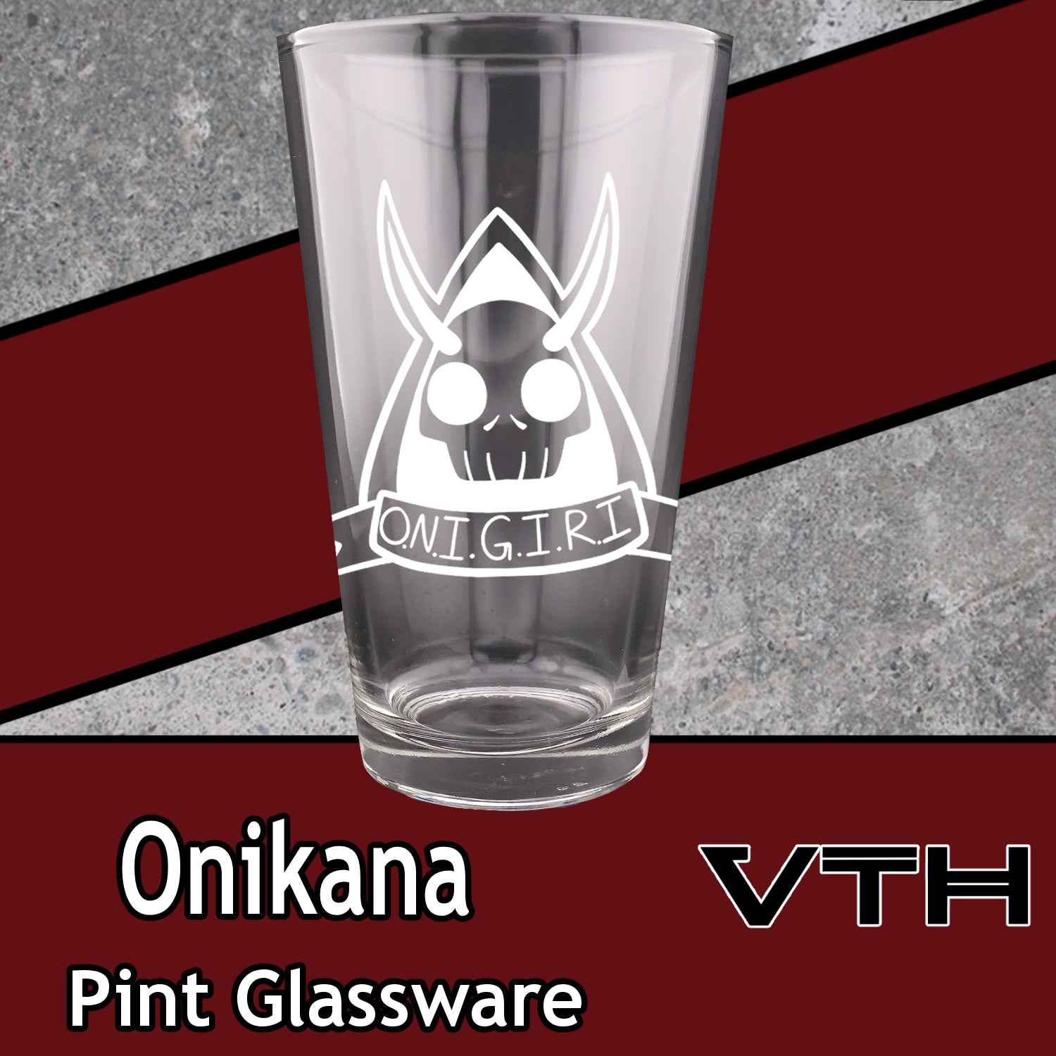 OniKana O.N.I.G.I.R.I Pint Glass