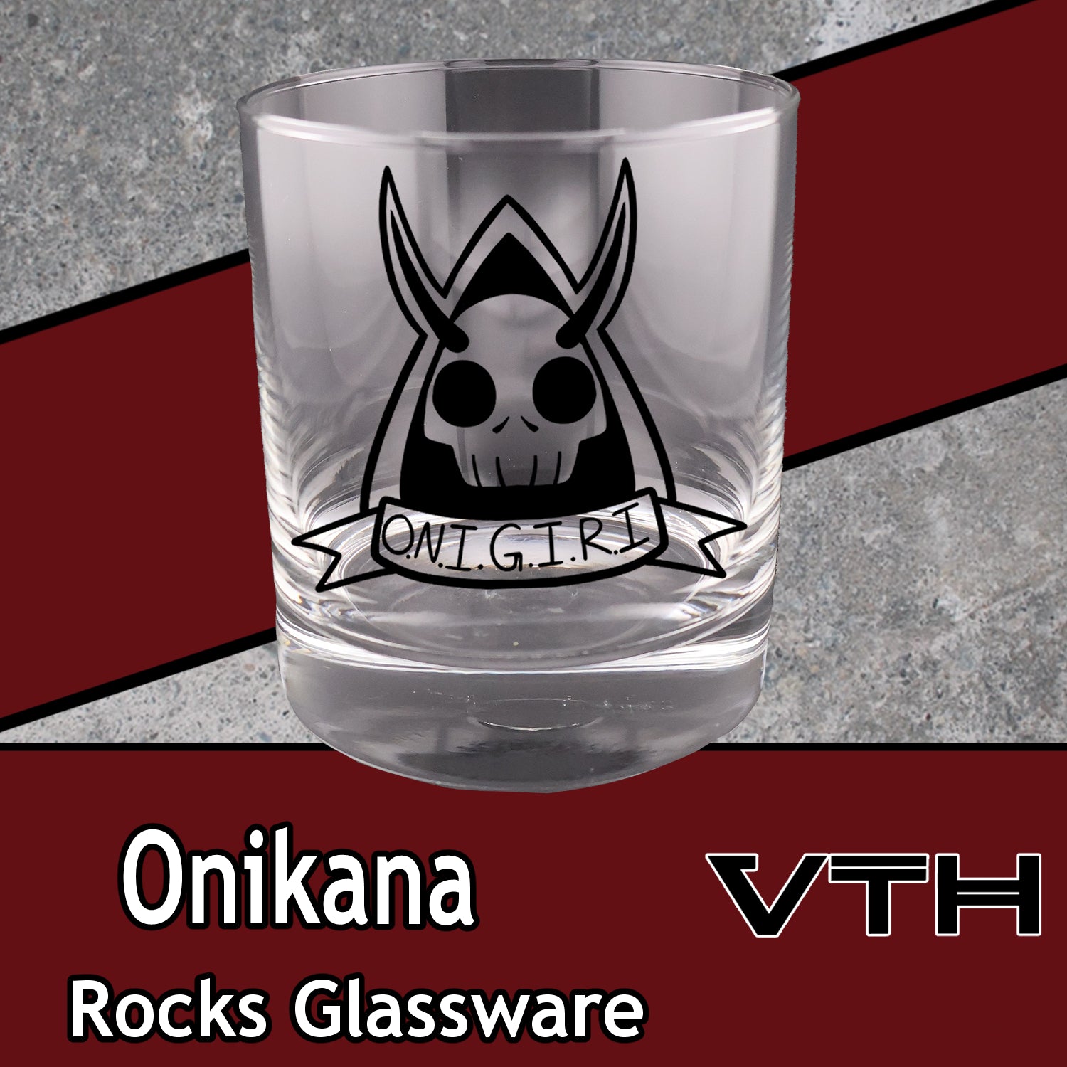 OniKana O.N.I.G.I.R.I Rocks Glass