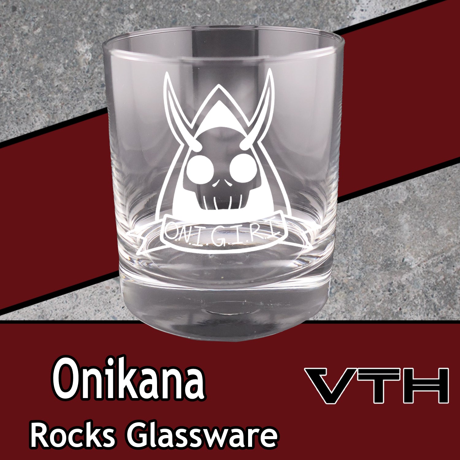 OniKana O.N.I.G.I.R.I Rocks Glass