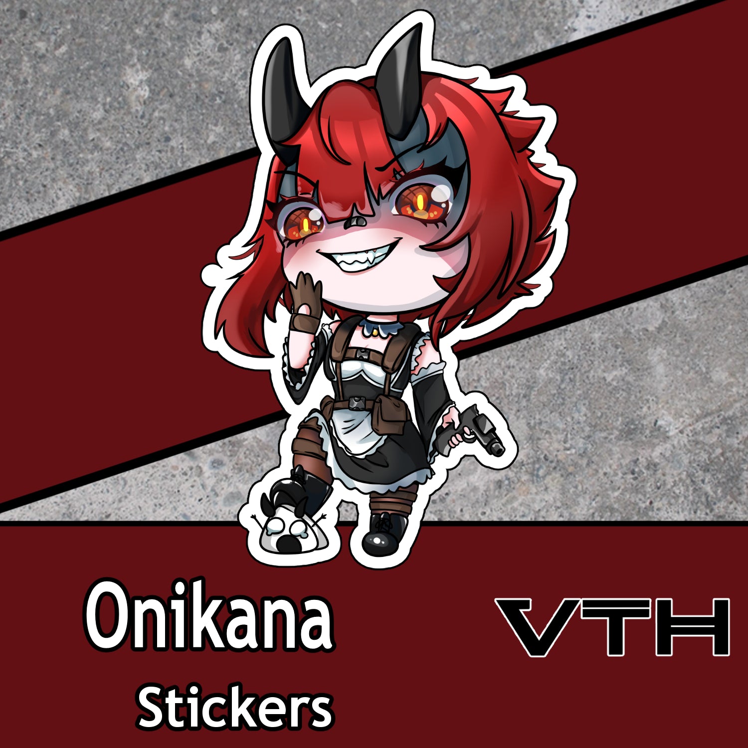 OniKana Tactical Maid Sticker