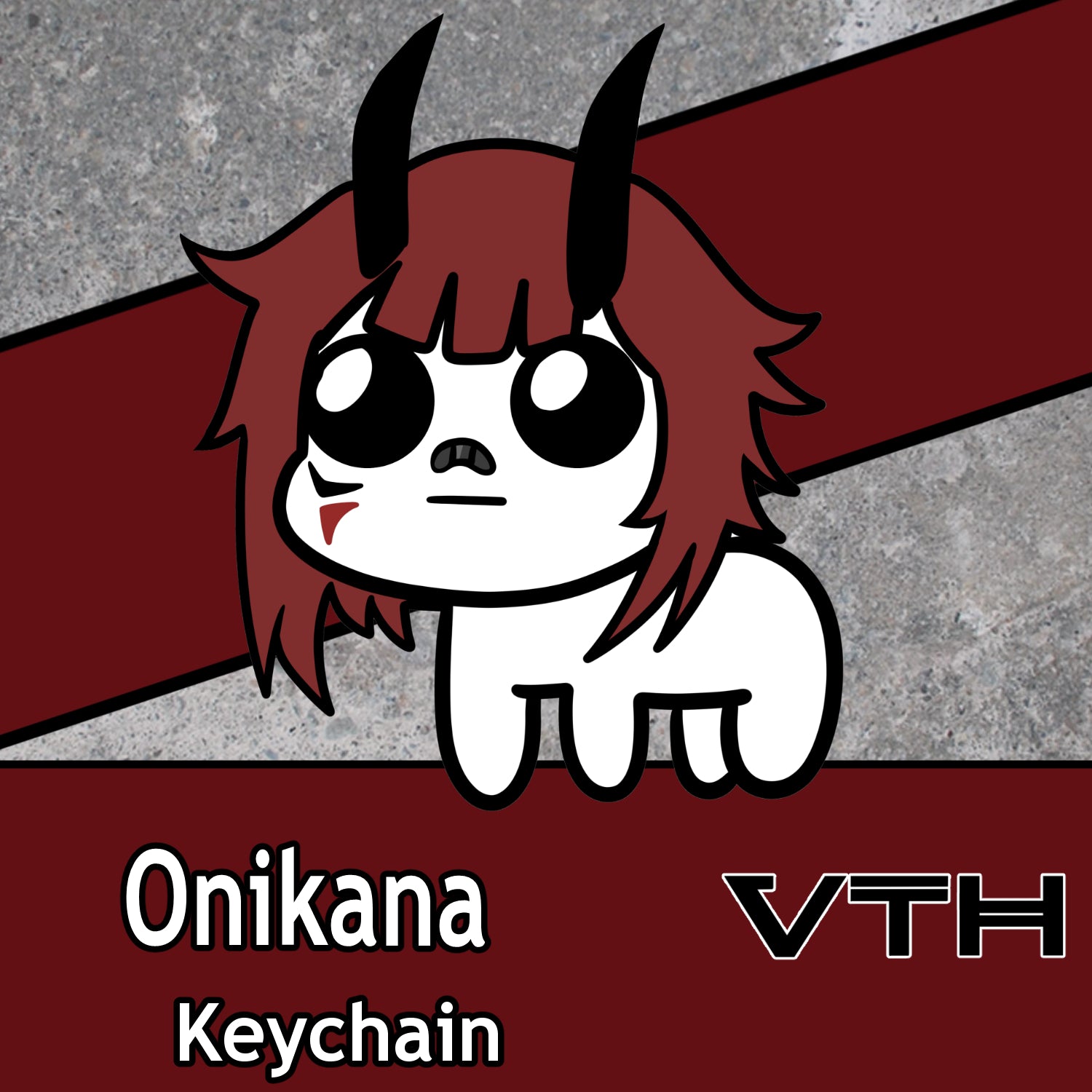 OniKana Yippie Keychain