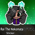 Rai the Nekomata RAWR Sticker