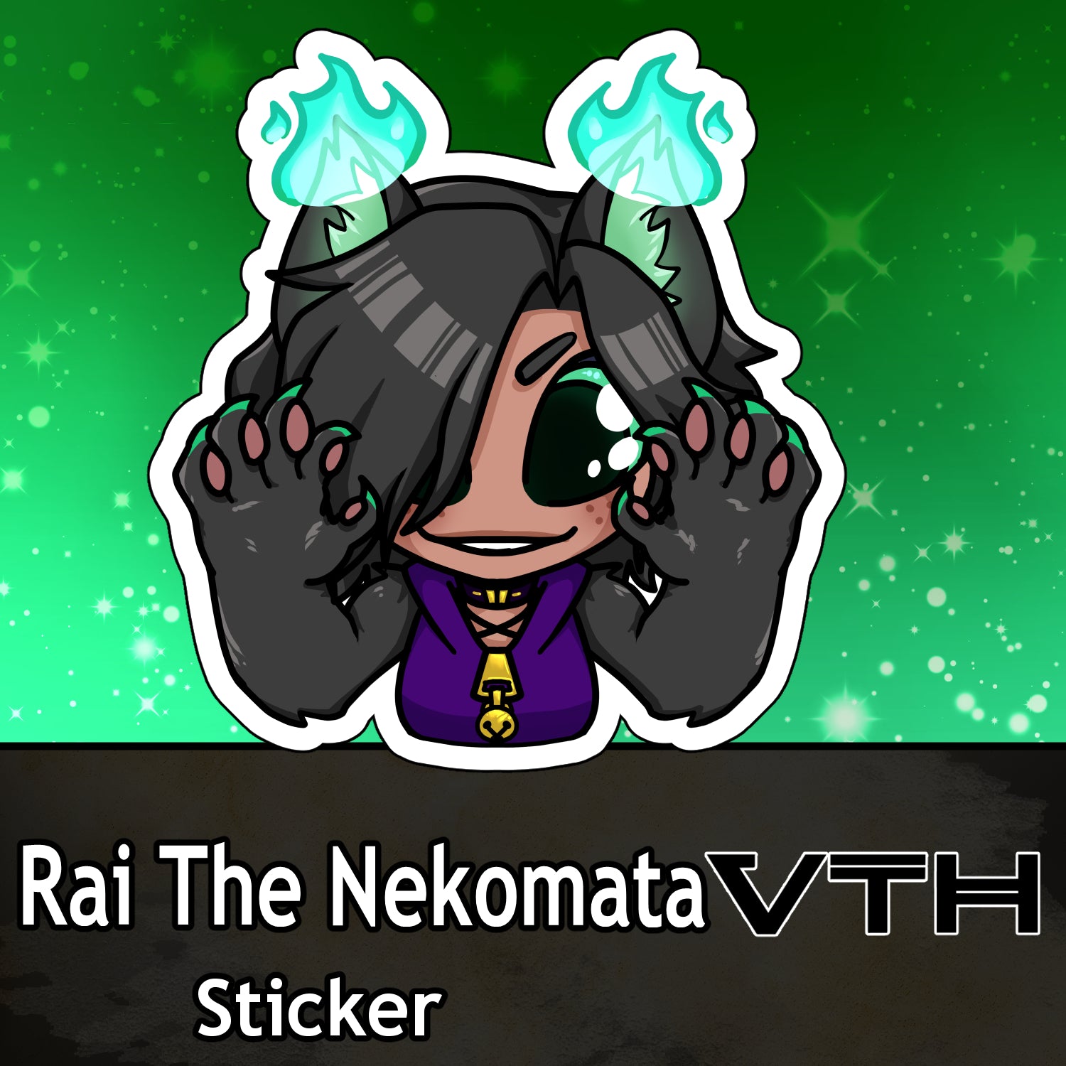 Rai the Nekomata RAWR Sticker
