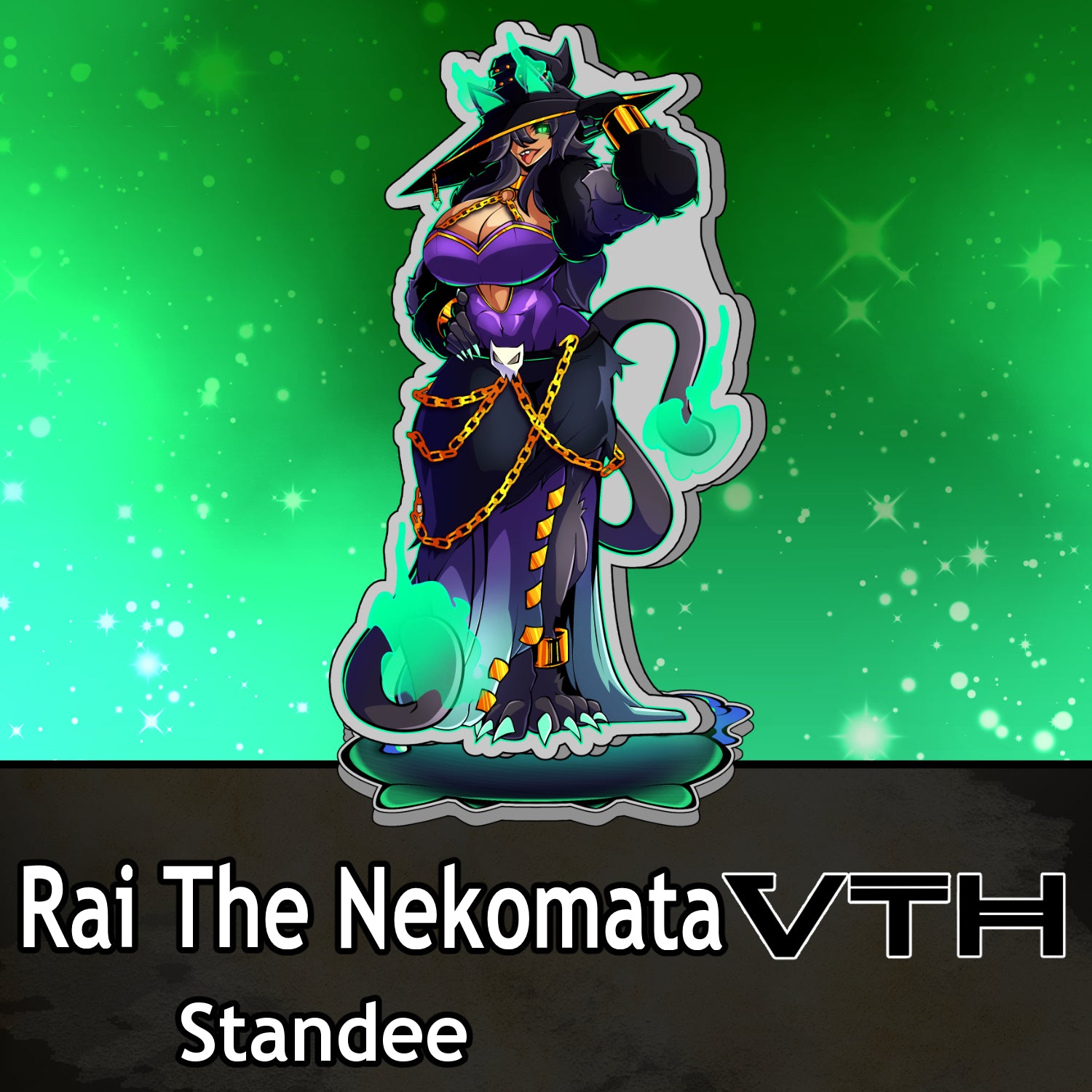 Rai the Nekomata Witchy Standee