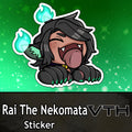 Rai the Nekomata Lick Sticker