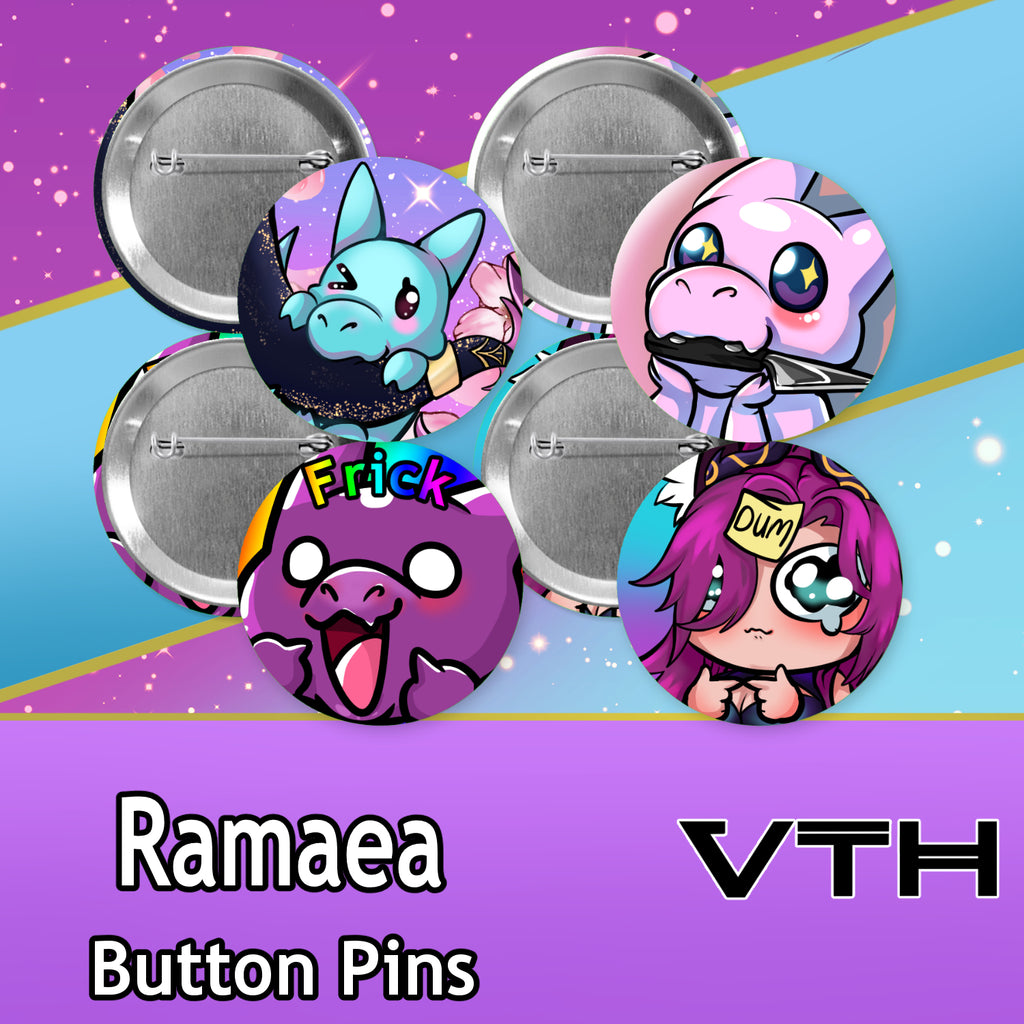 Ramaea Button Pins