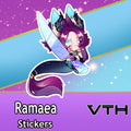 Ramaea With Big Knife Sticker
