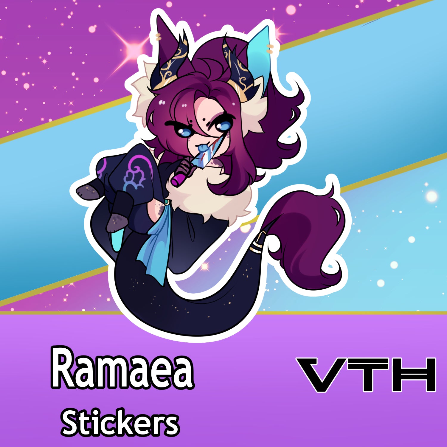 Ramaea With Little Knife Sticker