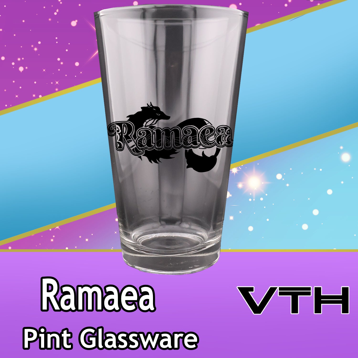 Ramaea Logo Pint Glass