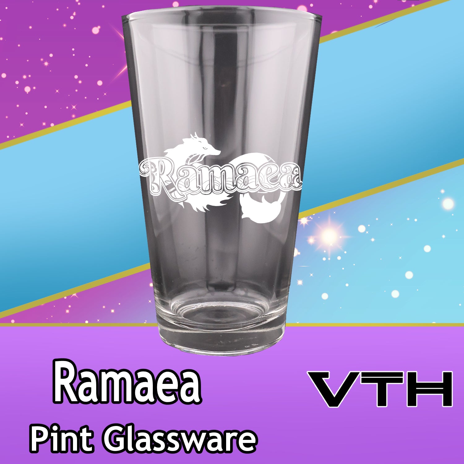 Ramaea Logo Pint Glass