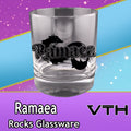 Ramaea Logo Rocks Glass