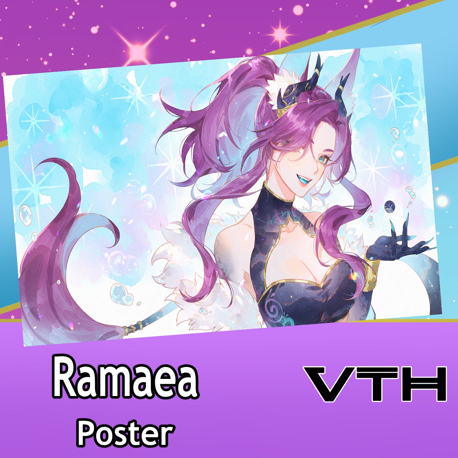 Ramaea Watercolor Poster