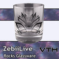 ZebiiLIVE Eyes Rocks Glass