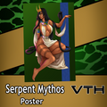 Serpent Mythos Goddess Poster