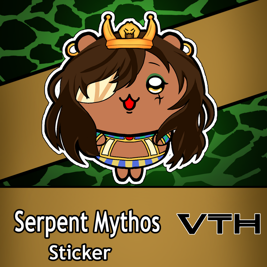 Serpent Mythos Chibi Snek Stickers