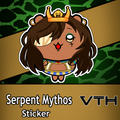 Serpent Mythos Chibi Snek Stickers
