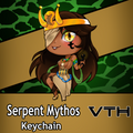 Serpent Mythos Keychain