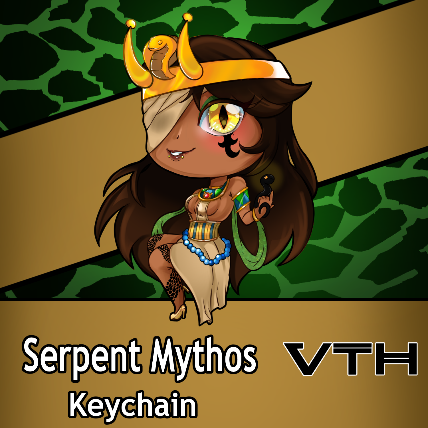 Serpent Mythos Keychain
