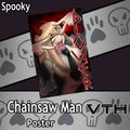 Chainsaw Man Power Poster - Spooky