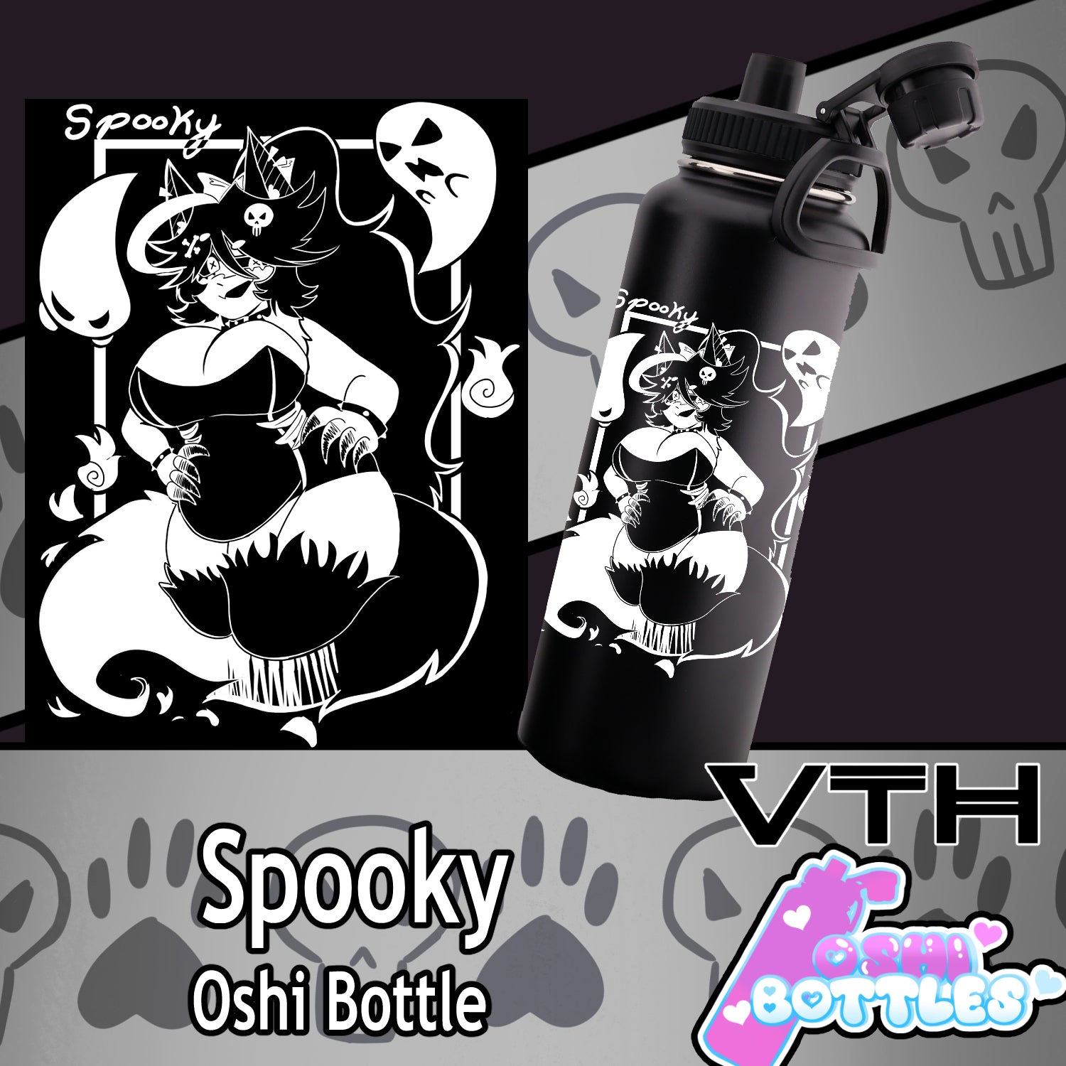 Spooky Oshi Bottle