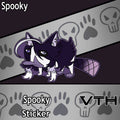 Spooky Platypus Sticker