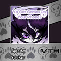 Spooky "Any Games" Sticker
