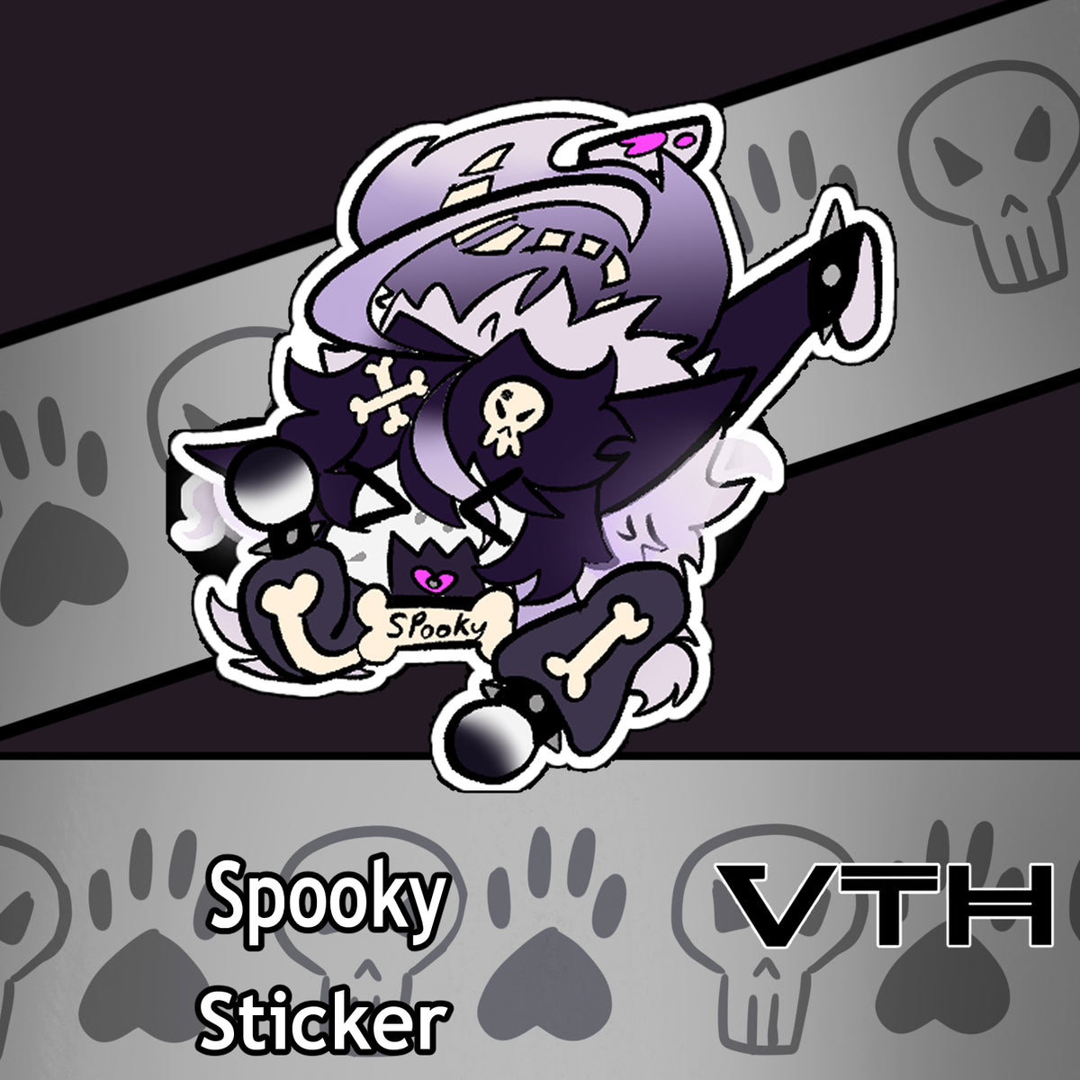 Spooky Brat Sticker