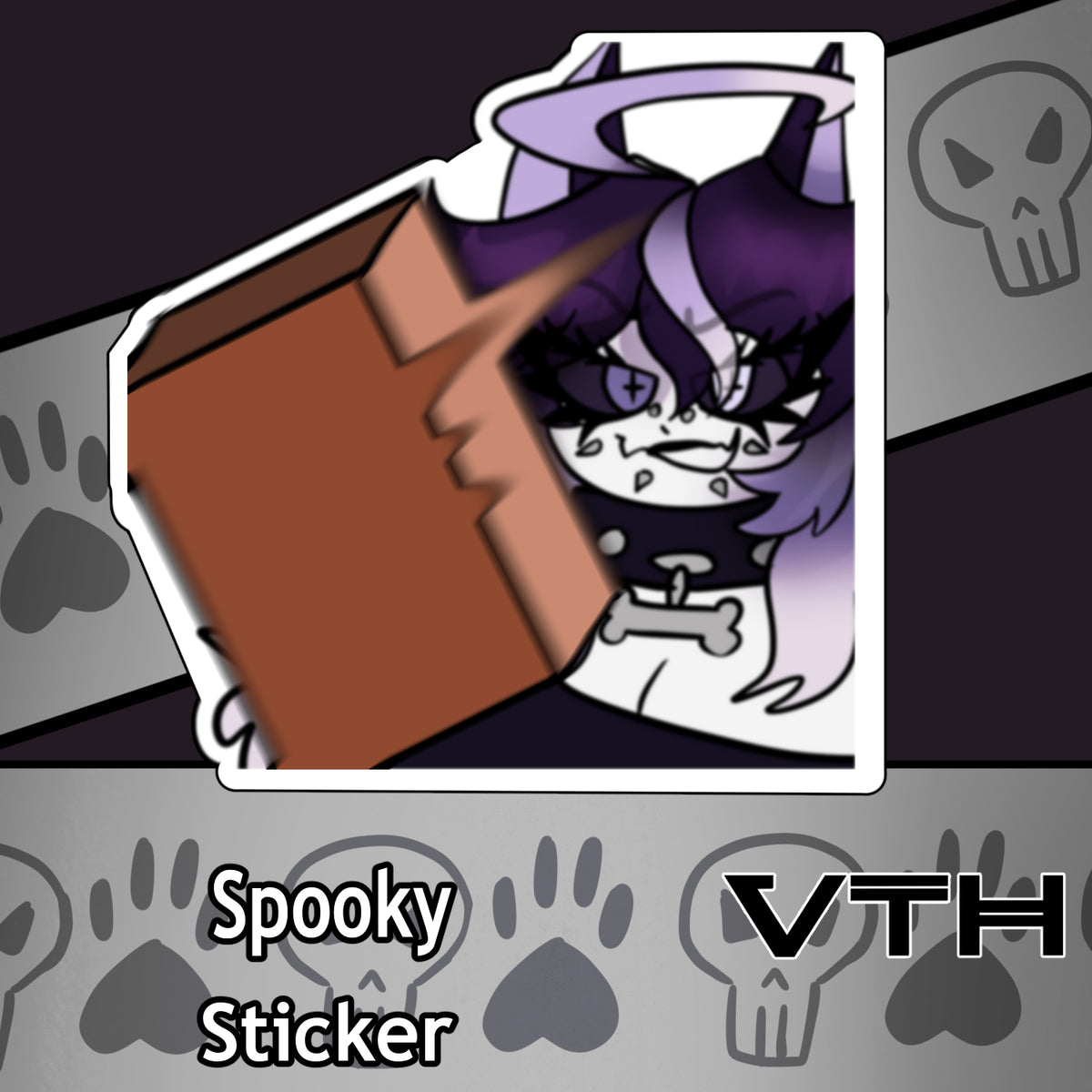 Spooky "Think Fast" Sticker