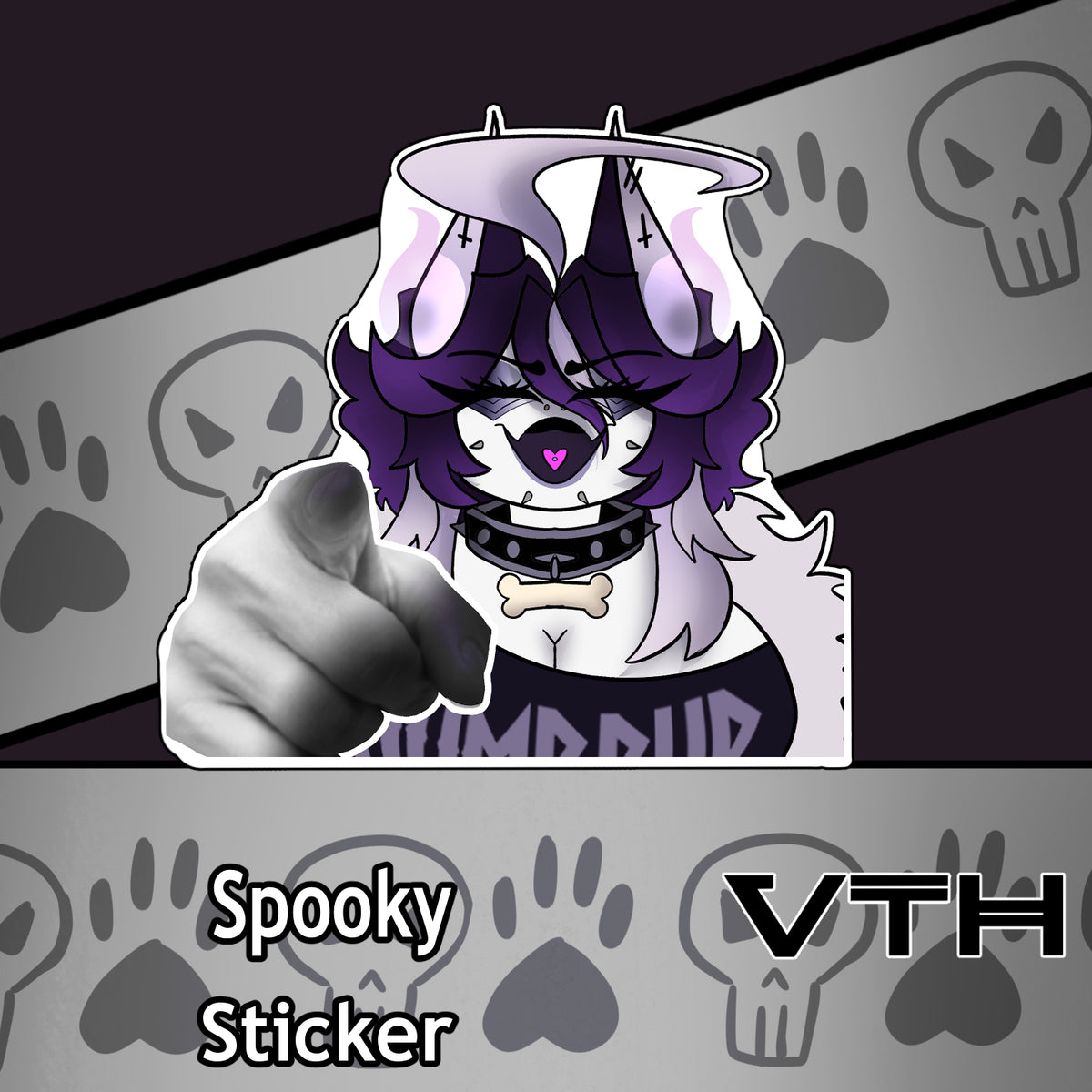Spooky HAHA Sticker