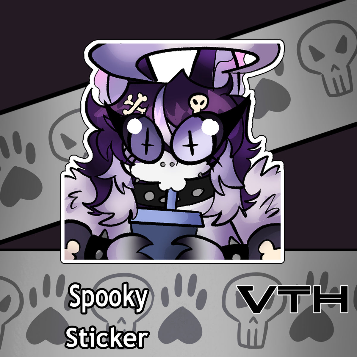 Spooky Sip Sticker