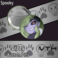 Gizzy Pinback Buttons - Spooky