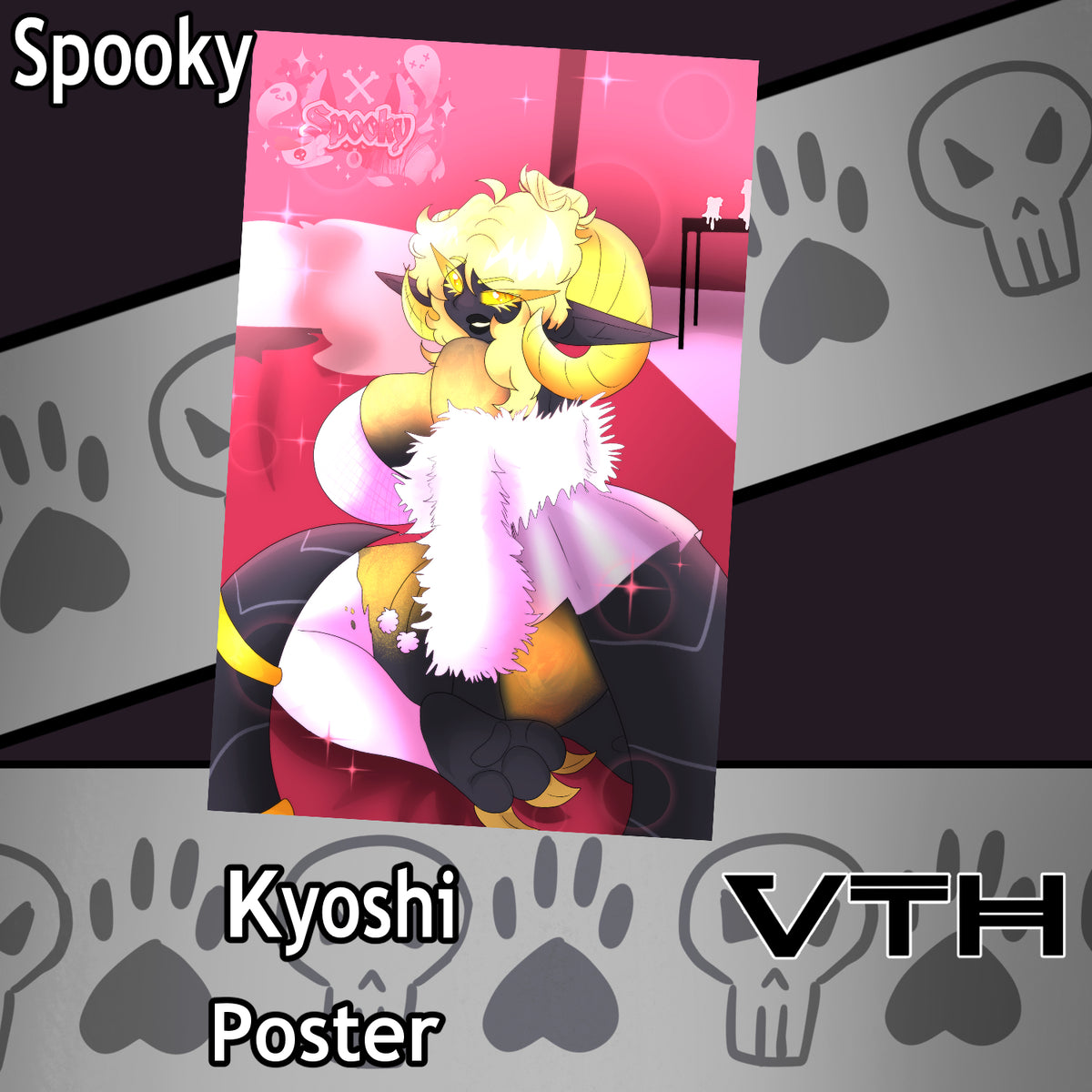 Late Night Kyoshi Poster - Spooky