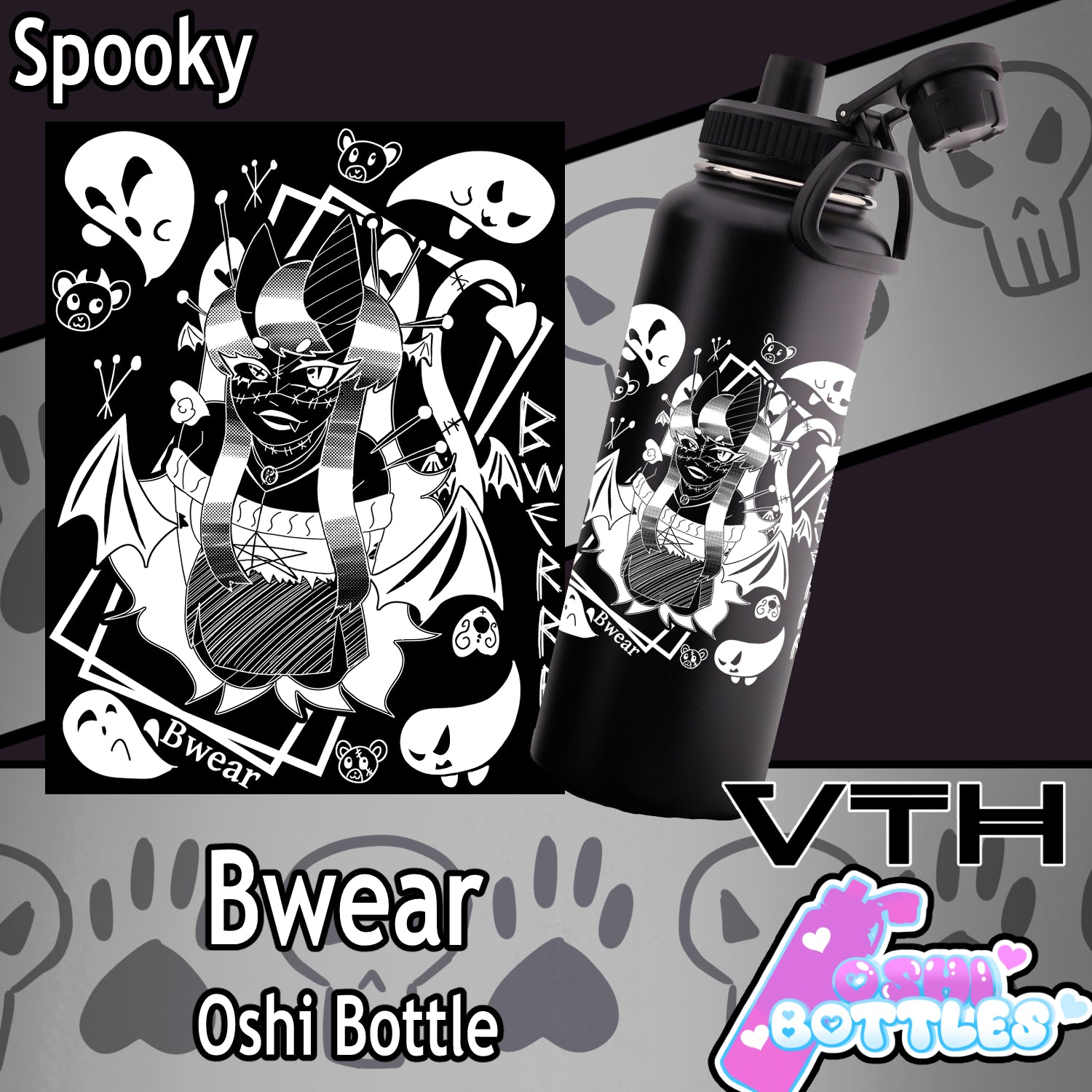 Bwear Oshi bottle - Spooky