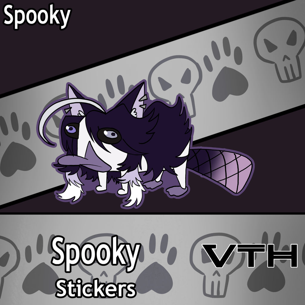 Spooky Platypus Sticker