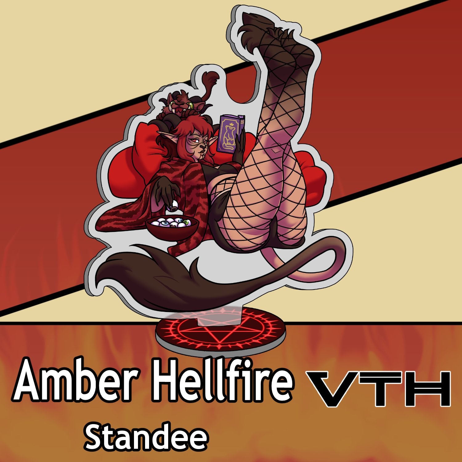 Amber Hellfire Standee