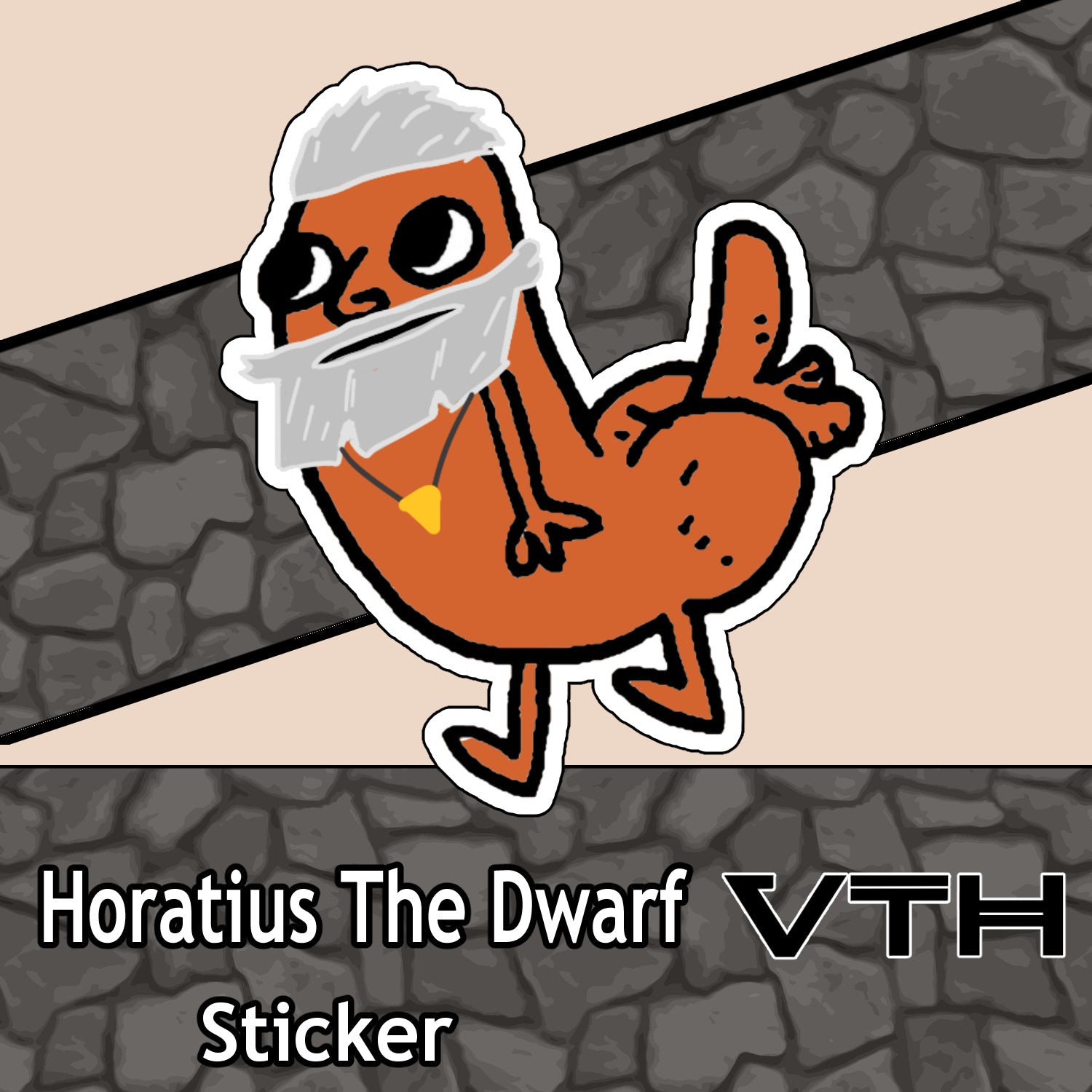HoratiusTheDwarf Dickbutt Sticker